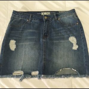REWASH JEAN SKIRT